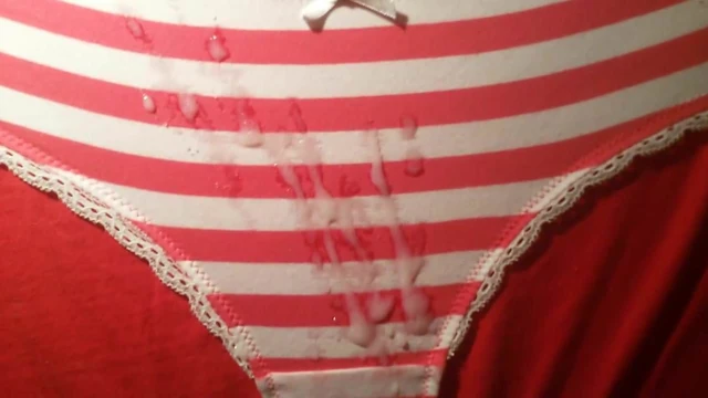 Cum on wifes panties 15