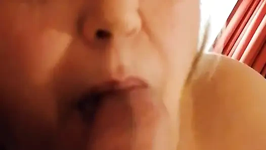 Ein blowjob in einem hotel