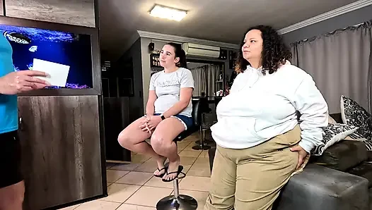 MOLLIGE und bBW lutschen schwanz und werden beim porno-vorsprechen gefickt