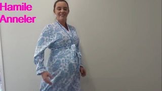 Turkse zwangere dans stiefmoeder slipje