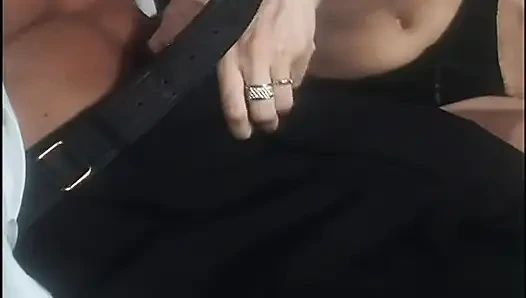 Dark haired MILF gets ass fucked and facialized