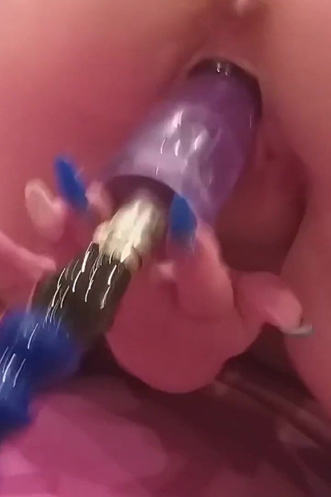 Hot Woman Pleasures Herself with an Electric Dildo