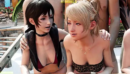 Son fantezi xv ff15 - plaj partisi grup seks 2024 tam renk not verme wm (ses yok) lazyprocrast animasyon 3d hentai