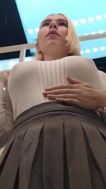 Must-share moment from "Try On Haul Transparent Clothes, Completely See-Through. At The Mall. See on me in the fitting room"