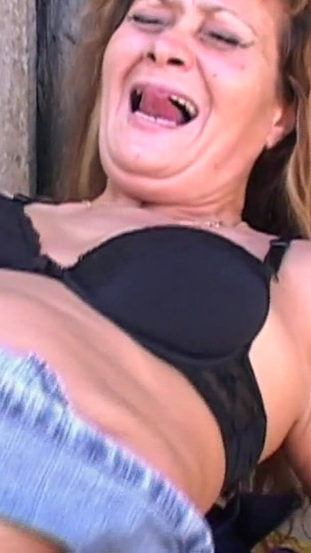 Stunning moment from "MATURE 4 LOVER - MILF GETS FUCKED BY A MONSTER COCK TO A"