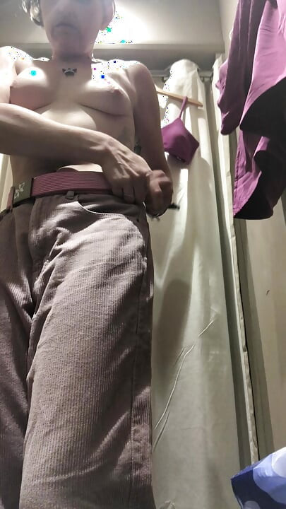 Trying on bikinis as retail therapy after a hairdresser absolutely ruined my hair when I went for a trim!