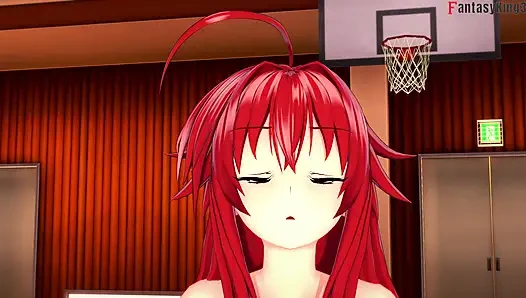 Rias Gremory соблазняет меня и приглашает потрахаться в спортзале - ANDD NTR серия Madness