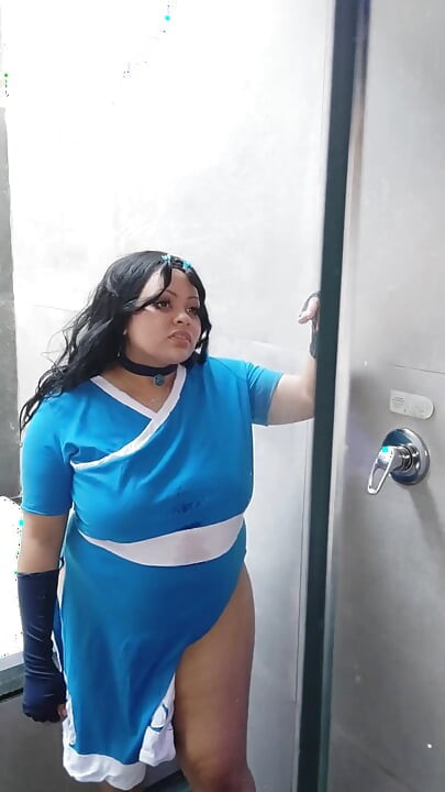 BBW Katara Cosplay Photoshoot Making off