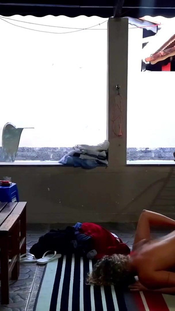 Must-see moment from "stepdaughter was smoking in the backyard and her stepfather seduced her until she had sex with him"