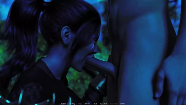 Lust academy: magical blowjob with facial cumshot. Ep 9