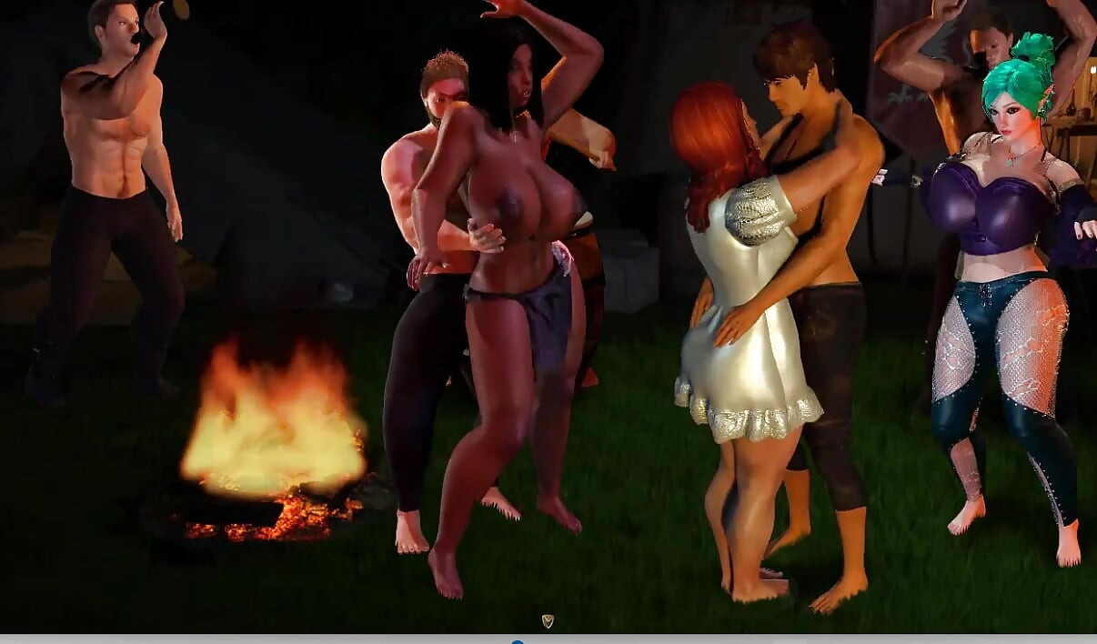 A struggle with sins - gameplay - roleplay - Tia -wife dance with stranger in party and gets fuck infront of stranger