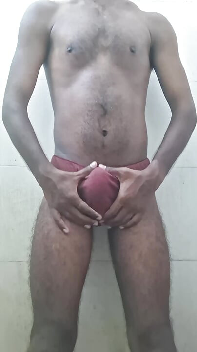 Indian Boy Removed Dress on naked body masterbation self-stimulation of genitals for sexual pleasure, often leading to orgasm.