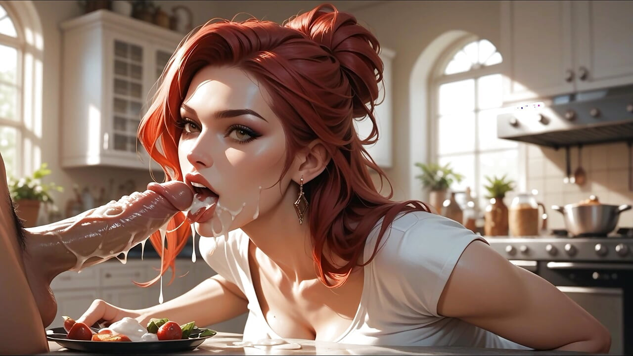 La sexy Kelly dans la cuisine (Pleasuresex16)