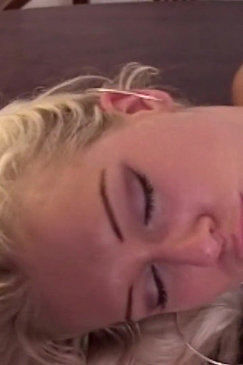 20 Year Old Blonde Slut Gets Her Ass Pounded