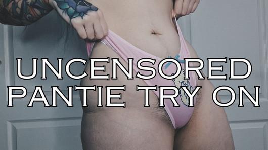 ElizabethHunnyxox Uncensored YouTube Panty Try On PART TWO