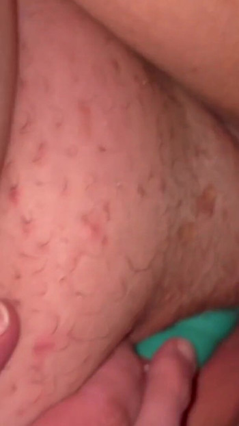 Emotional moment from "Squirting all over daddy's cock, leg quivering orgasm"