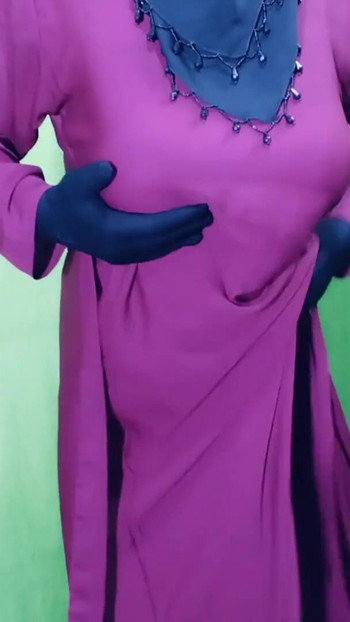 Thrilling moment from "Indian beautiful hijabi muslim couple thirsty for fuck"
