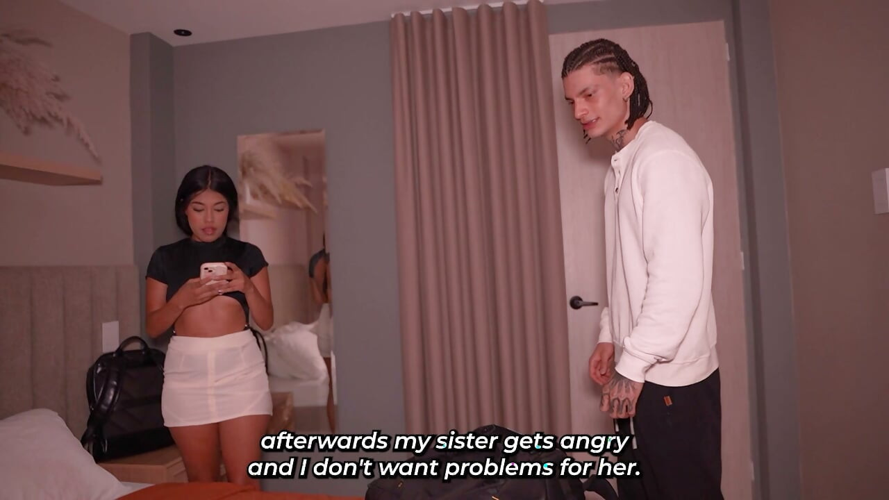 She's a natural at giving blowjobs! Brothers-in-law, but in the same bed