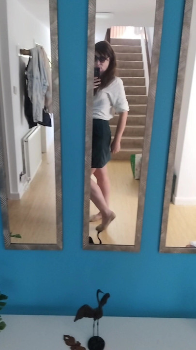 Me going out to walk my dog ... Just wanted to show my cute outfit