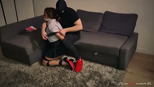 Luna Tied up by the Masked Man - Part 1