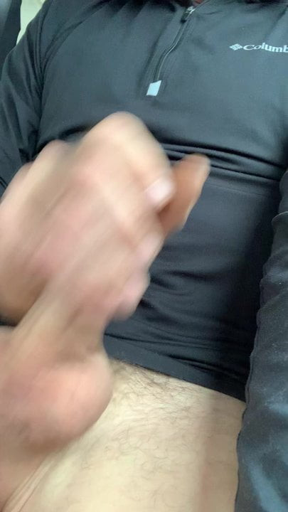 Jerkoff Cum in the car