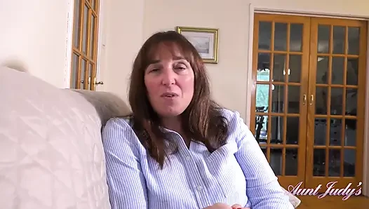 Auntjudys - Your Busty Landlady Ruby Cattrall Sucks Your Cock