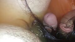 Beautiful young pussy masturbates. Juicy and delicious pussy.