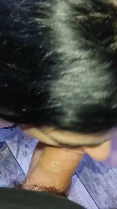Obedient wife made a great blowjob | Clip 1