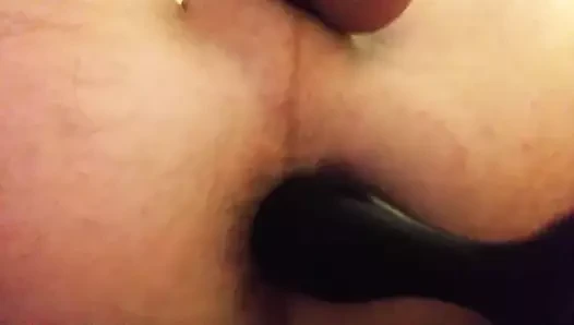 Fucking Gaping Asshole with Buttplug