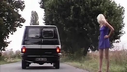 Horny Blonde Woman Gets Fucked Really Horny Outdoors in the Car - Horny ...