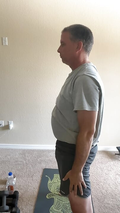 Stretching and lifting weights