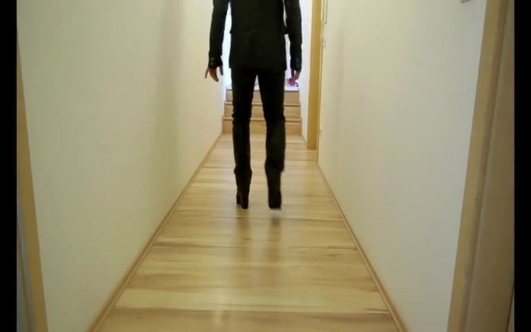 Walking hard in my boots