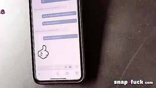 Candy wird von einem rando hart gefickt! Snap-fick