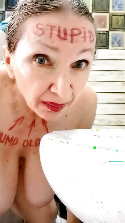 Granny acting silly