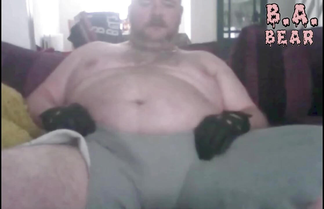 Daddy Wanks in his black leather gloves