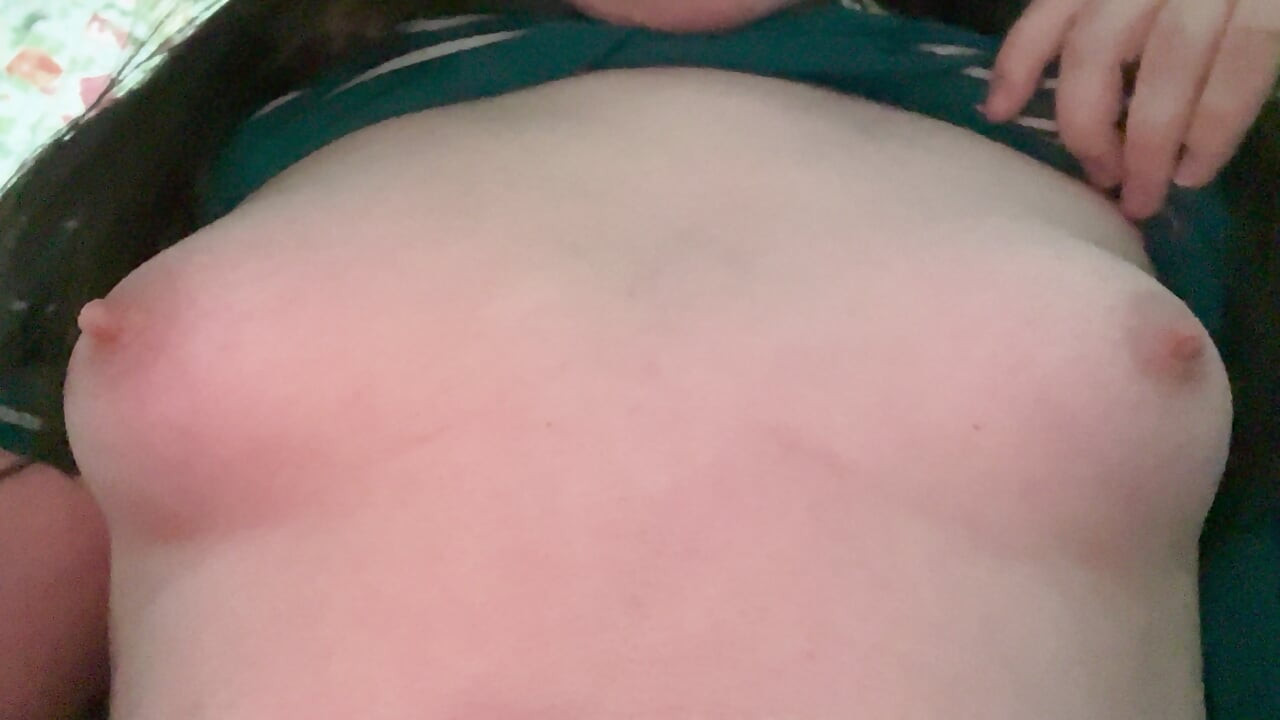 The doll is displaying her breasts.