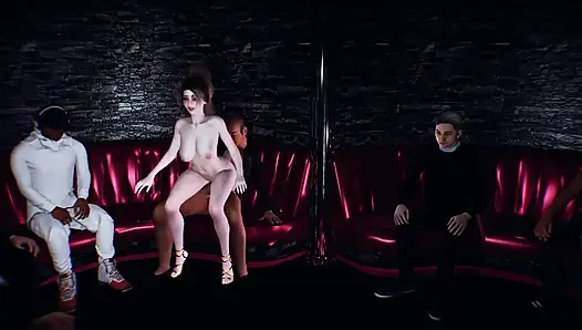 Fucking a Hot Asian Stripper in the Strip Club
