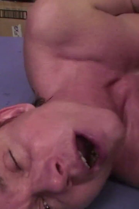 Hairy mature uses younger guy to fuck