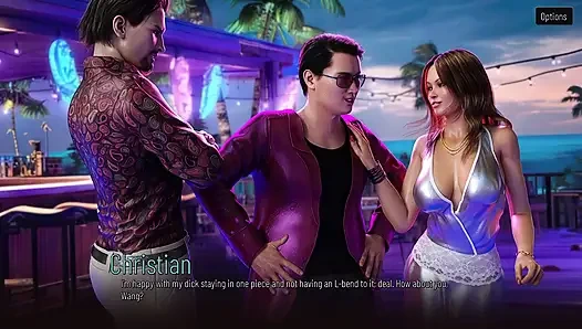 Seks threesome hot bareng suami dan istri hot di miami - bagian 8