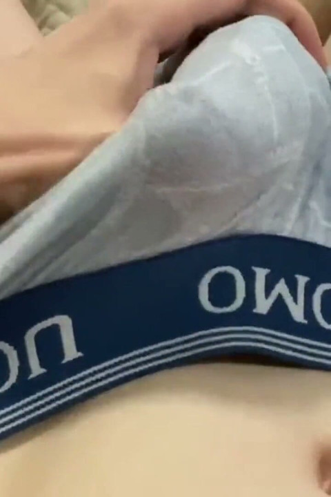 Twink Orgasms in His Underwear Without Touching His Cock