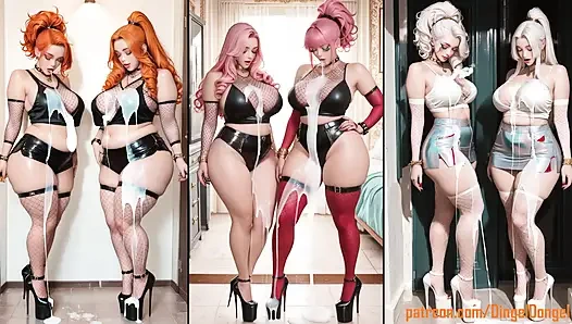 Chapter 2: Anime Hotties love cum on there bodys