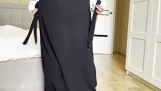 Ibu tiri arab pengen banget dientot sama kontolku dan memek beceknya dientot habis-habisan