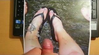 Eerbetoon aan fusslover81 vrouw sexy voeten