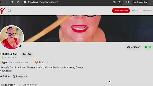 Penghinaan dan peras susu di kamar putih nyonya april