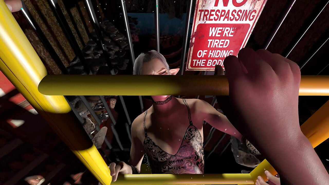 Femboy Missionary Feminization on the Ladder of a Sex Dungeon