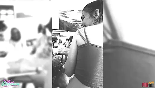 Фотосессия в лесу получила кримпай и описала