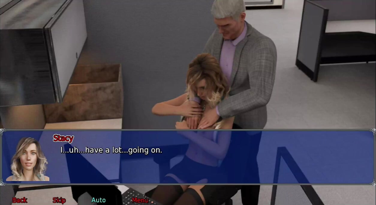 The office wife #17 - Stacy and Jason fucked after dinner.