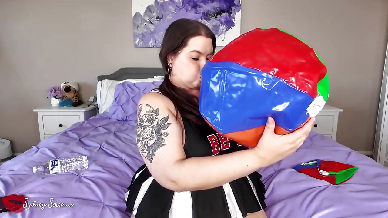 Beach Ball Blow-up Challenge
