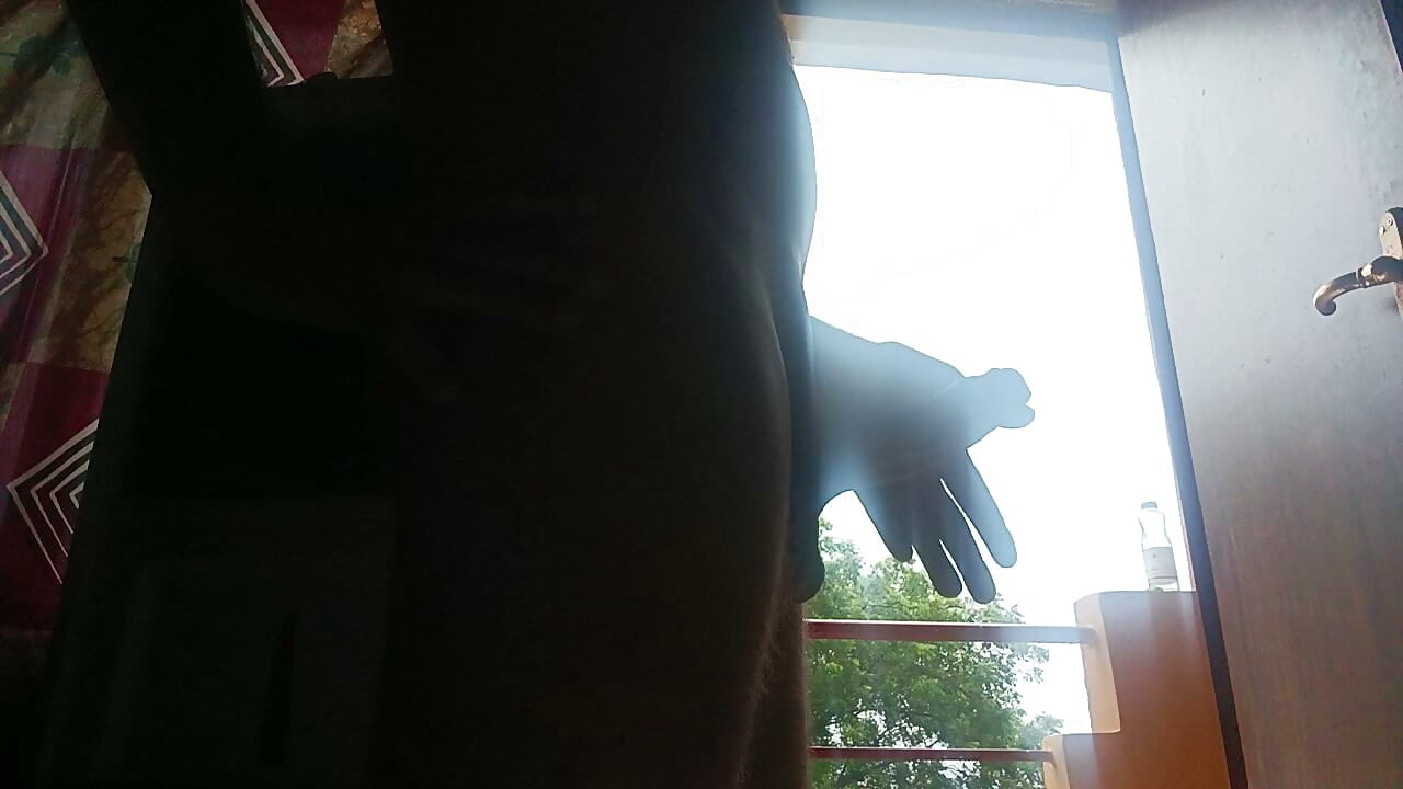 Outside Balcony Masturbated Huge Cock