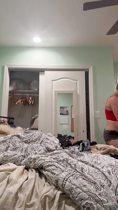 Sissy changing outfits